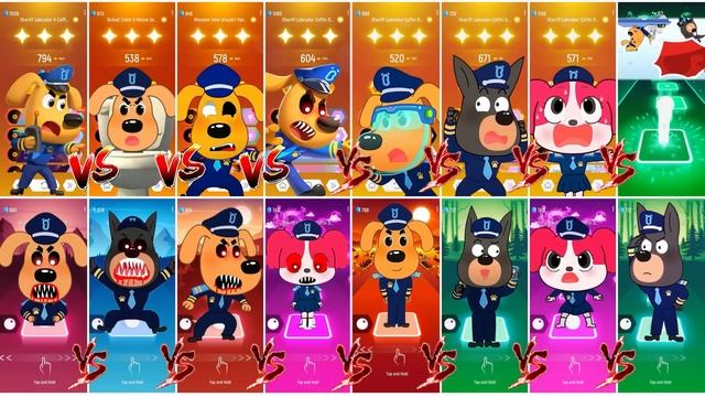 Sheriff Labrador Team 🆚️ Sheriff Labrador Exe Team. Who Is Best? смотреть онлайн