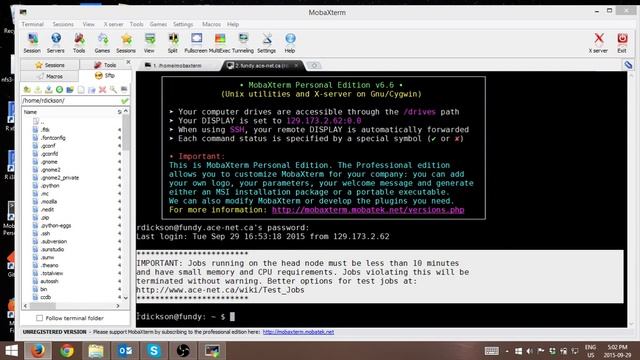 First login to ACENET from Windows смотреть онлайн
