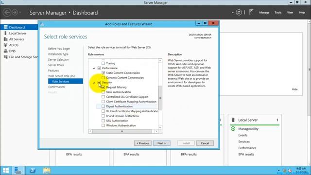How to Install IIS in Windows Server 2012 - Tutorial смотреть онлайн