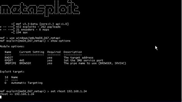 PenTest Windows client (POC) with Metasploit tutorial - VNC remote control смотреть онлайн