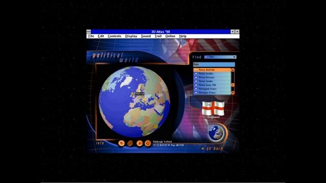 3D Atlas 98 for Windows 3.1 смотреть онлайн