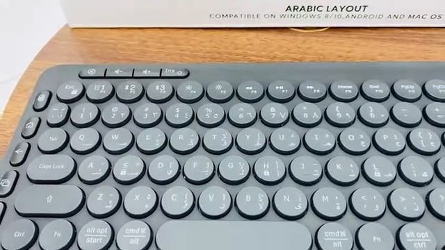 Dual mode portable wireless Keyboard with touch pad compatible on Windows 8/10 Android And Mac OS смотреть онлайн