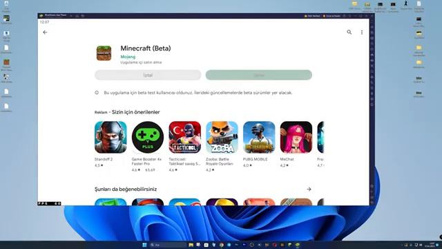 Minecraft Bedrock Sürümünü Bilgisayardan Oynamak - Bluestack Emulator смотреть онлайн