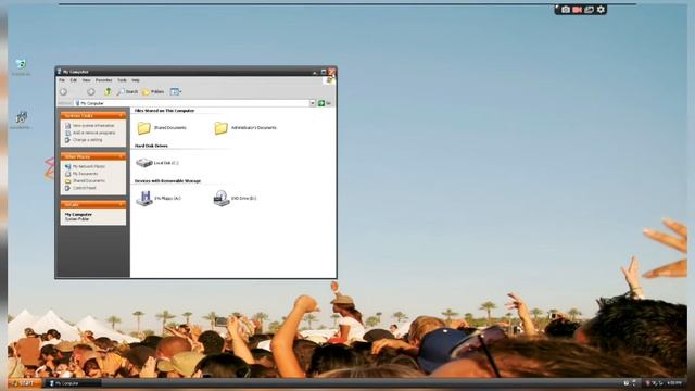 Zune theme on Microsoft Windows XP смотреть онлайн