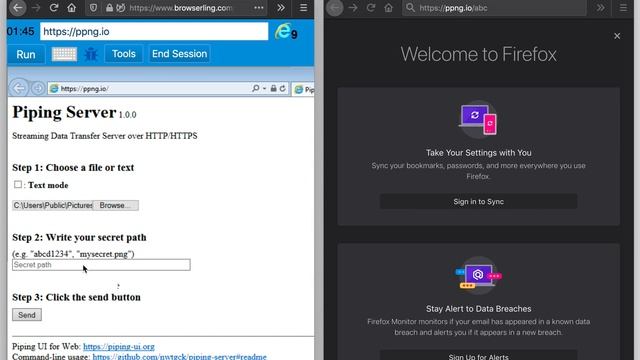 Piping Server on IE9 on Windows Vista смотреть онлайн