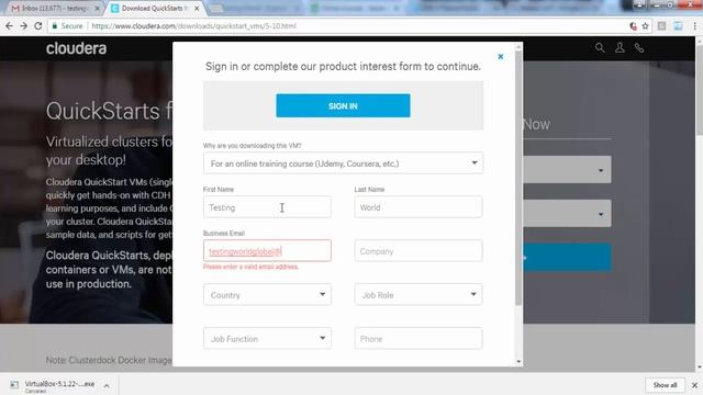Big Data Testing( HINDI) : Setup Environment on VM смотреть онлайн