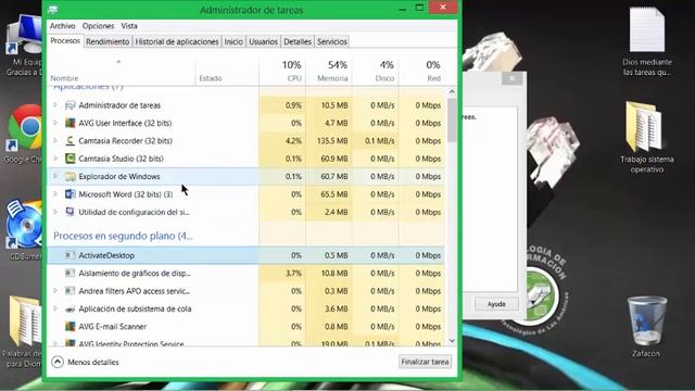 Administración de procesos en Windows 8.1 (Por el método gráfico y por comando de linea). смотреть онлайн