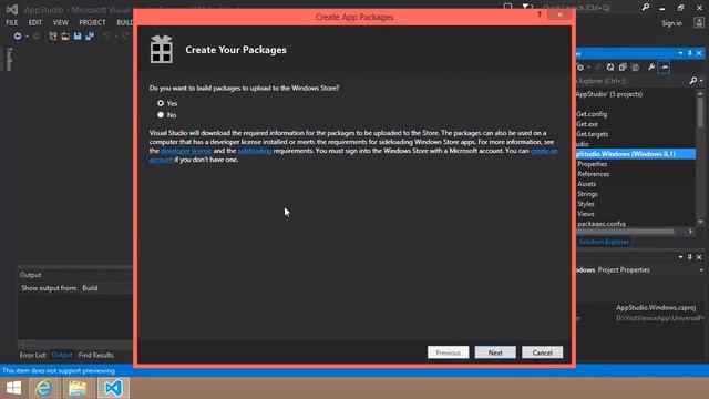 How to publish an App Studio app to the Windows Store смотреть онлайн