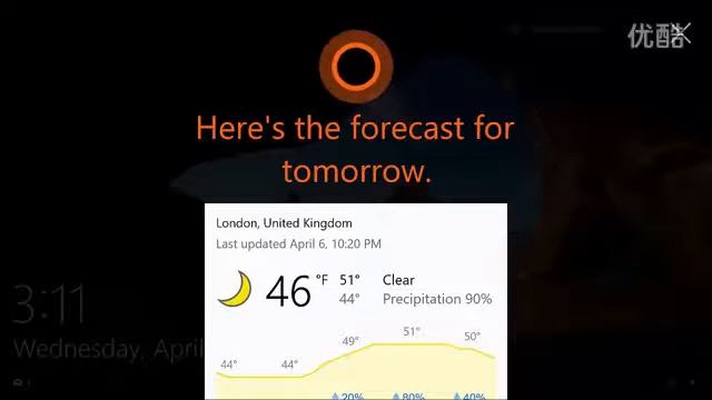 Hey Cortana on Lock Screen in Windows 10 build 14316 смотреть онлайн