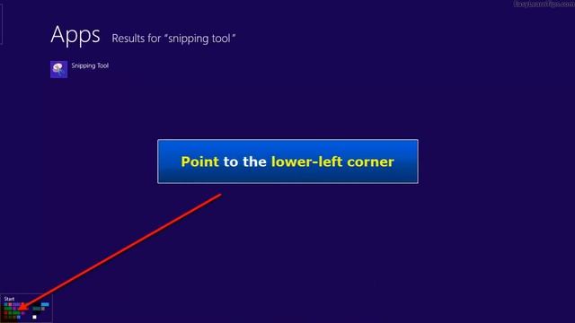Windows 8 - How to add snipping tool tile to start screen смотреть онлайн
