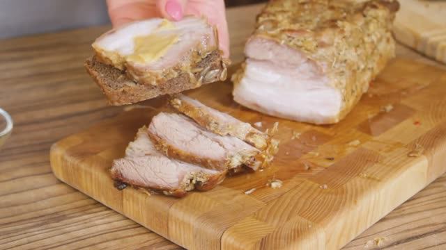 Сало в духовке ВКУСНЕЕ МЯСА смотреть онлайн