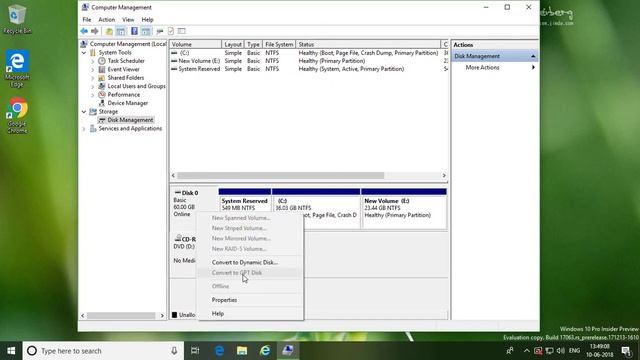 How to Convert Basic Disk to Dynamic Disk in Windows 10 (Tutorial) смотреть онлайн