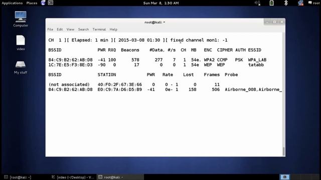 WiFi Hacking and Security - Analyzing 4 way WPA WPA2 Handshake смотреть онлайн