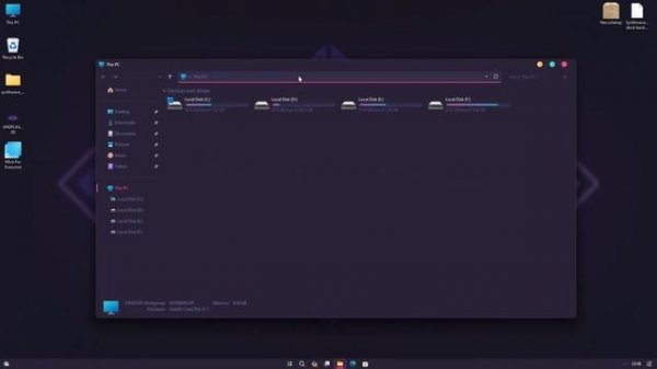 Synthwave 84 Theme for Windows 11 || Best Windows 11 Customization