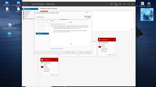 windows Server 2022 Clean installationnew active directory AD смотреть онлайн