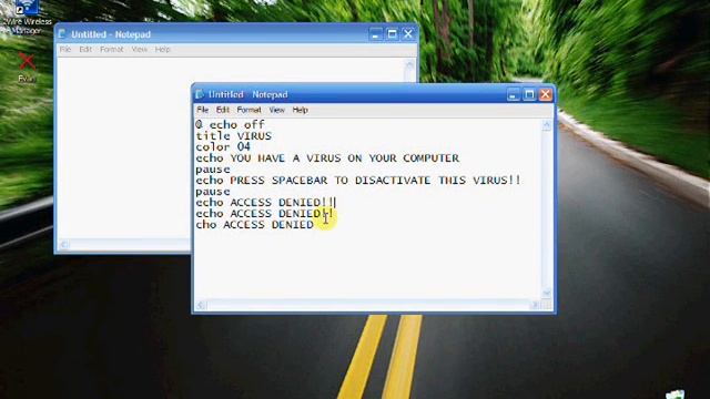 How to make a fake virus on Notepad смотреть онлайн