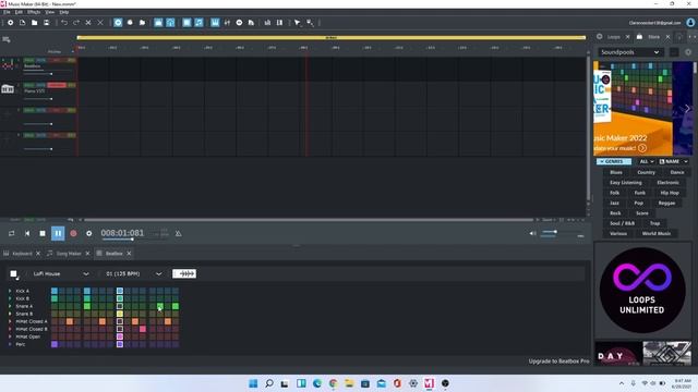 Music Maker 2022 on Windows 11 смотреть онлайн