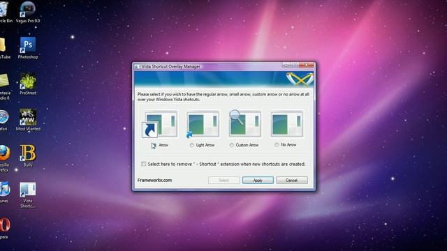 HOW TO: Remove/Change the shortcut arrow in Windows Vista смотреть онлайн