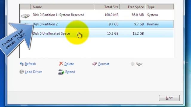 Hard Disk Drive Partition While Installing Windows 7 (How-to) смотреть онлайн
