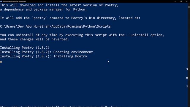 Easy Guide: How to Install Poetry for Python on Windows смотреть онлайн
