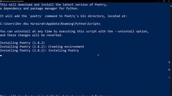 Easy Guide: How to Install Poetry for Python on Windows
