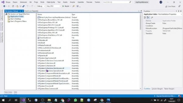 C#  - Visual Studio Setup Project (Visual Studio ' da Setup Oluşturma)
