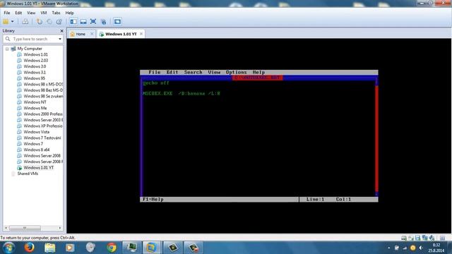 Instalace Windows 1.01 ve WMware смотреть онлайн