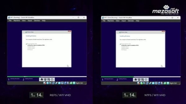 Windows 11 #23h2 NTFS vs ReFS