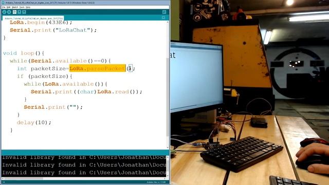Arduino Tutorial 88: LoRa Chat! Texter en full duplex avec le module SX1278 смотреть онлайн