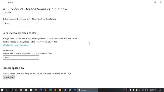Windows 10 May November 2019 update Settings app Storage Sense and how to use it смотреть онлайн