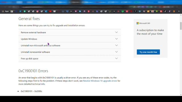 windows 11 err-(0xc1900101) смотреть онлайн