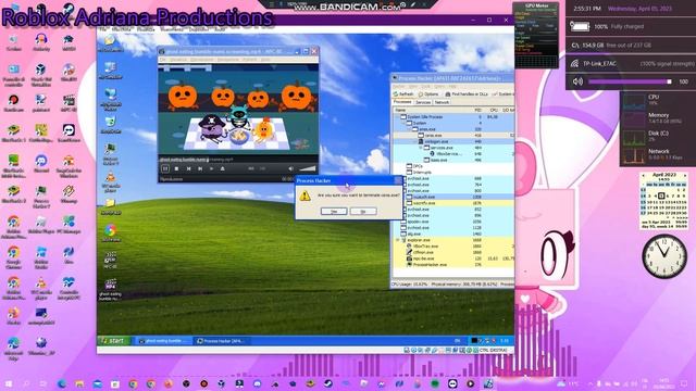 Ghost Eating Bumble Nums Screaming Has BSOD (Windows XP) смотреть онлайн