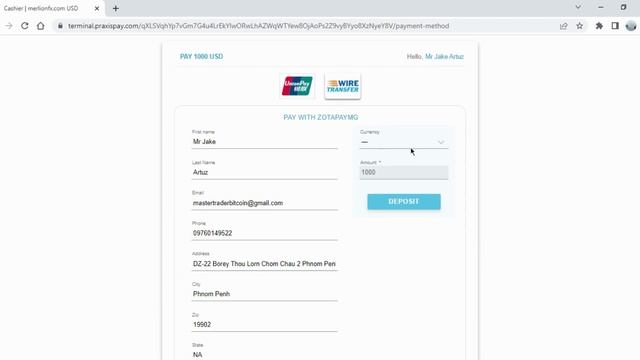 (CLIENT CRM) How to deposit using Visa/Mastercard & Bank Transfer смотреть онлайн