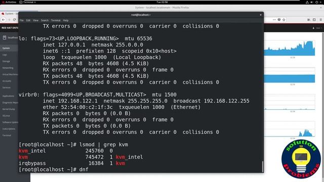 how to install OS in cockpit web console RedHat 8 | Cockpit + KVM + Install RedHat 7 смотреть онлайн