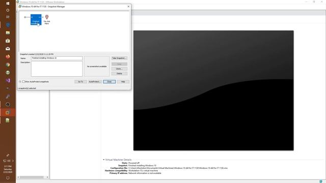 [046] Creating a VM snapshot in VMWare смотреть онлайн