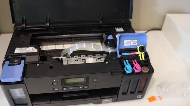 Canon G5020 Setup, Unboxing, Install Ink & Print Heads, Load Paper, Alignment, WiFi Setup Win 10. смотреть онлайн