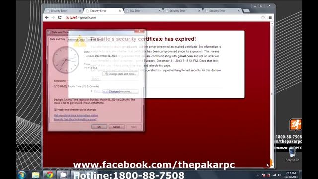Google Chrome Certificate Expired смотреть онлайн