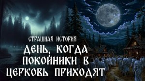 Страшная история "День, когда покойники в церковь приходят"