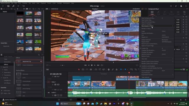 How To Edit Like Kliky In Davinci Resolve 18 | FULL TUTORIAL & PRESETS | смотреть онлайн