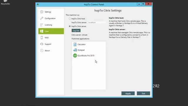 How to Use the Control Panel for hopTo for Citrix - iPad, iPhone, XenApp,Receiver смотреть онлайн