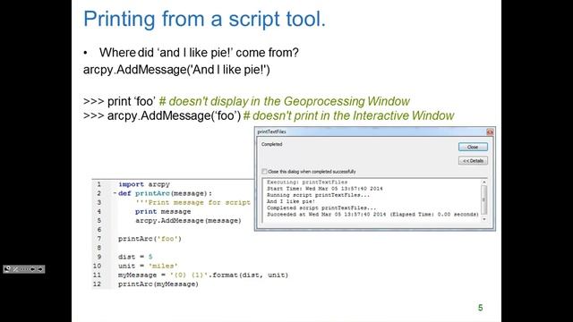 GIS540: ArcGIS Script Tools (Ch 23.1) смотреть онлайн