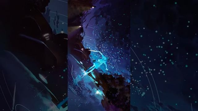 Wallpaper anime in Starry sky video wallpaper (Highlightd) смотреть онлайн