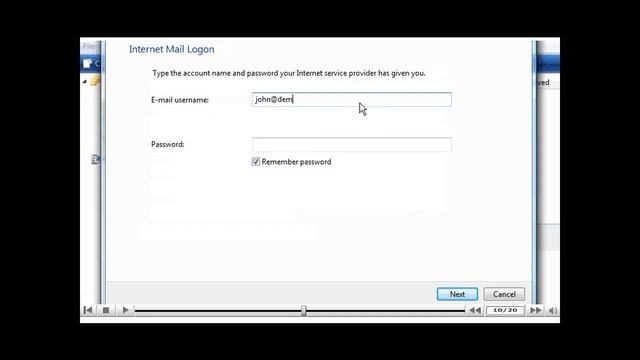 How to set up an email account in Windows Vista Mail смотреть онлайн