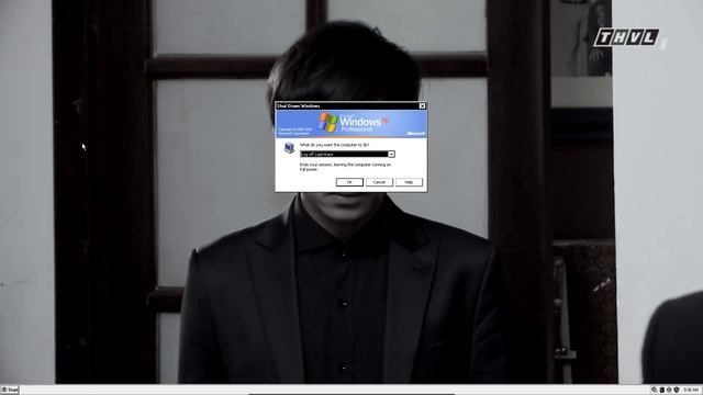 Windows XP shutdown with classic logoff screen (English Version) смотреть онлайн