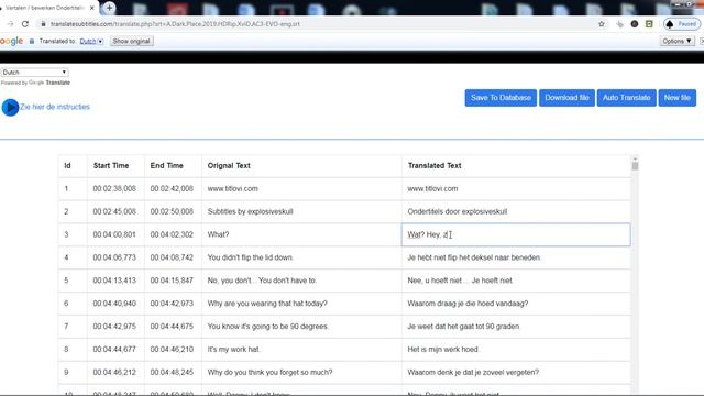 Translate/Edit subtitles - Subtitle translator смотреть онлайн