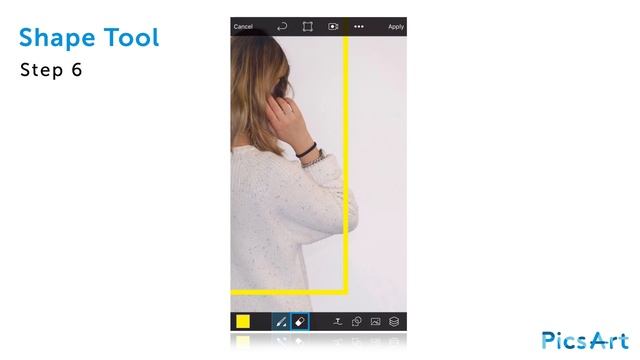 How to Use PicsArt's Shape Tool смотреть онлайн
