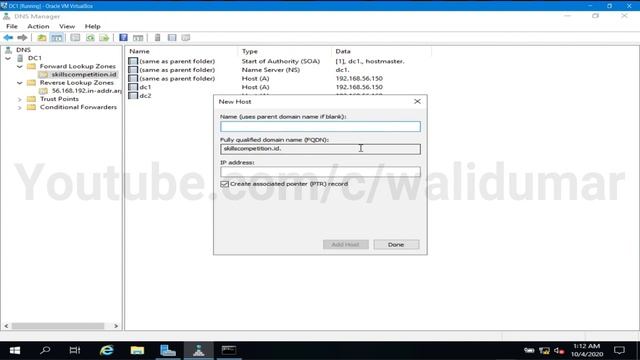 Konfigurasi DNS Server (A Record, CNAME, Reverse & Forward) di Windows Server 2019 смотреть онлайн