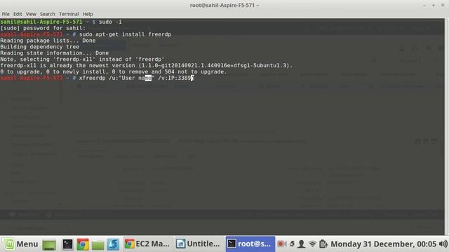 Connecting AWS Windows EC2 instance from Linux Mint OS machine смотреть онлайн