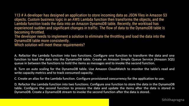 AWS Certified Developer Associate Exam MEGA QUIZ SET 1 (DVA-C02) смотреть онлайн