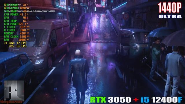 RTX 3050 + I5 12400F || 8 PC GAMES TEST || 1080P || 1440P ||